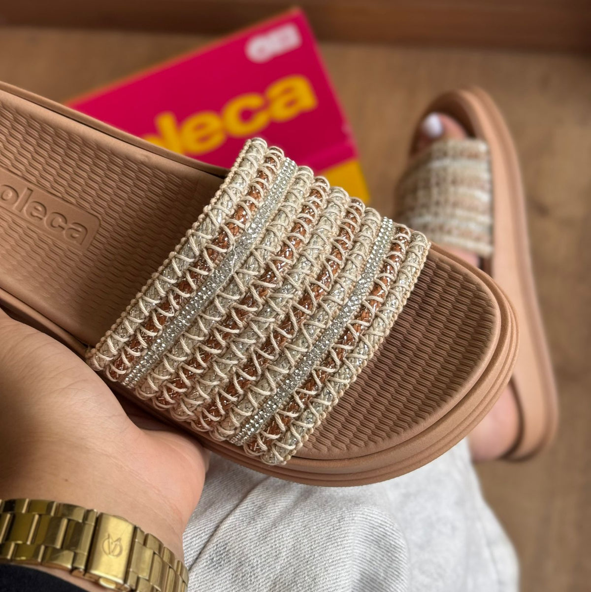 Papete Casual Crochê